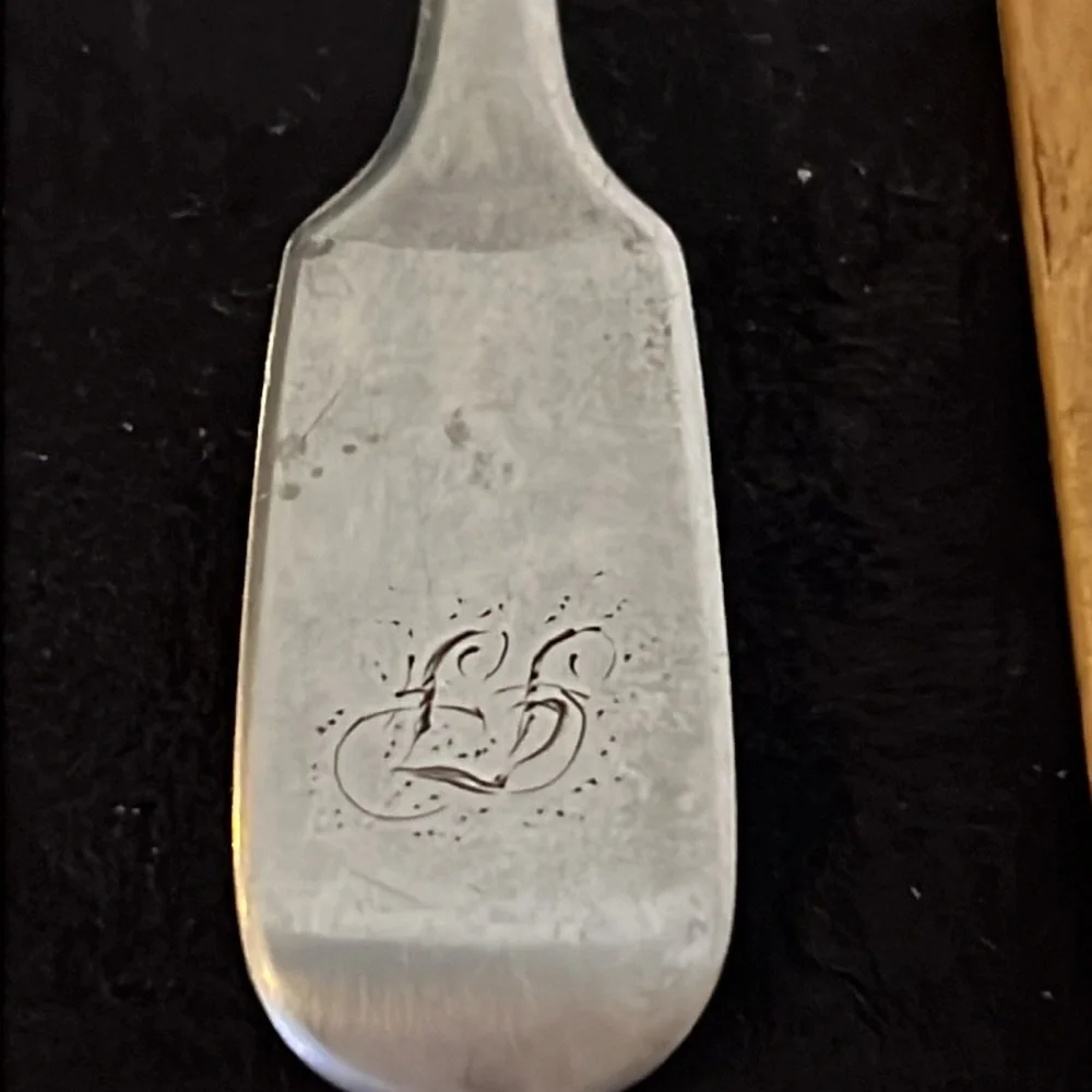 Sterling Silver antique small ladle William Page spoon